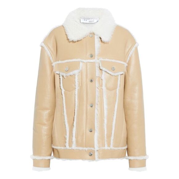 IRO Kwood shearing jacket Beige - Picture 13 of 14